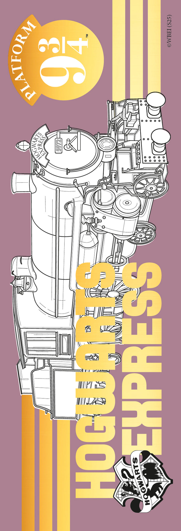 Harry Potter - Marque-pages brillants à colorier