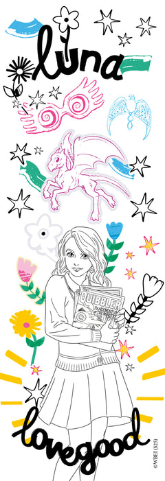 Harry Potter - Marque-pages brillants à colorier