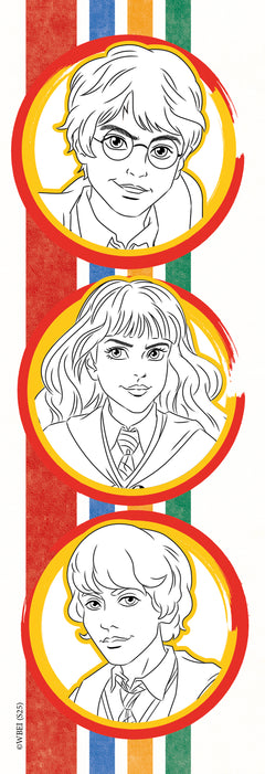 Harry Potter - Marque-pages brillants à colorier