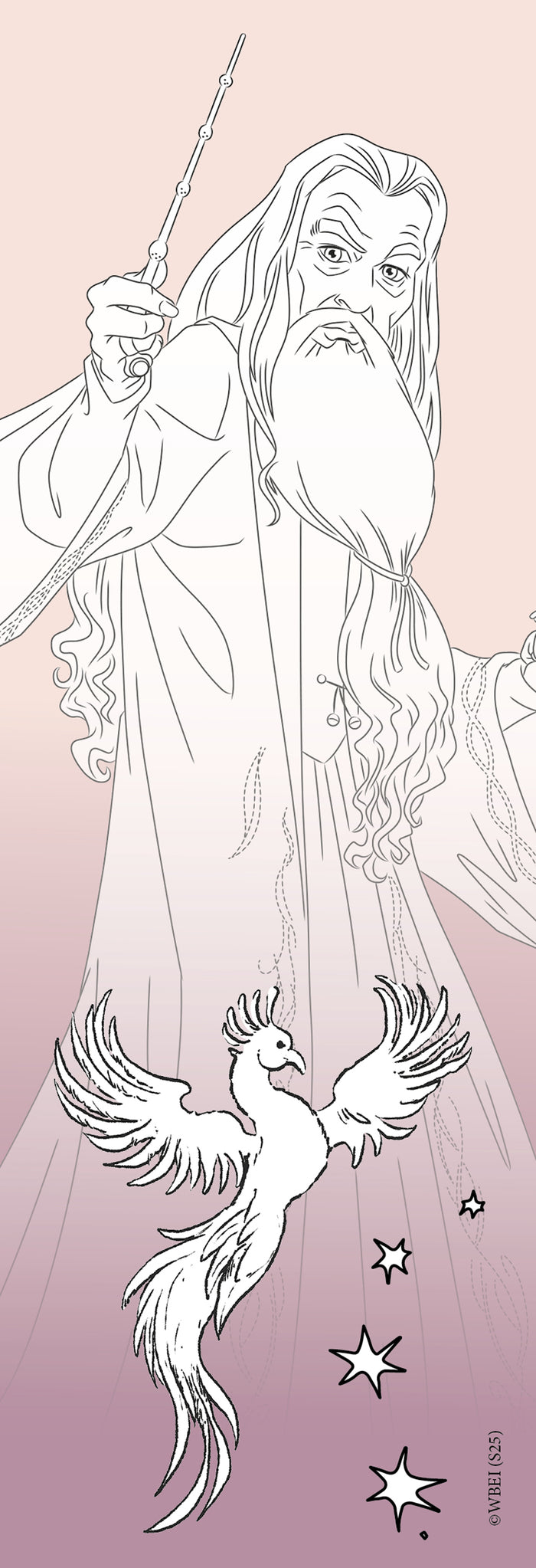 Harry Potter - Marque-pages brillants à colorier