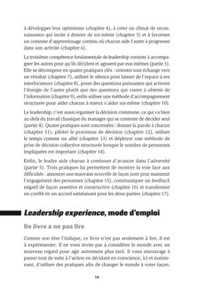Leadership experience