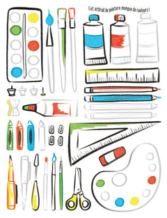 Je colorie - Stylos pinceaux