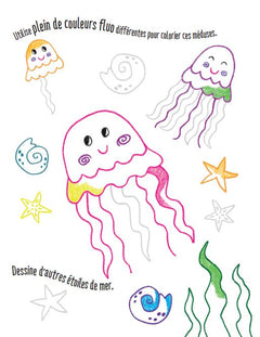 Je colorie - Crayons fluo