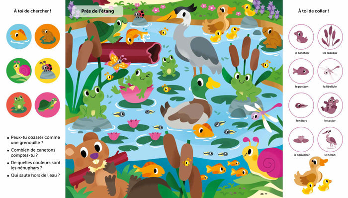 Mon premier cherche et colle : Le printemps