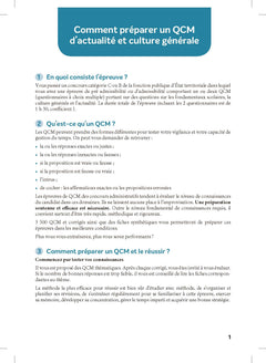 3 500 QCM d'actualité et de culture générale 2025 - Catégories B et C