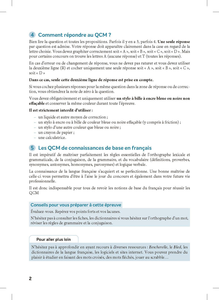 3 500 QCM d'actualité et de culture générale 2025 - Catégories B et C