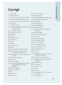 3 500 QCM d'actualité et de culture générale 2025 - Catégories B et C