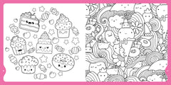 Carré fun - Coloriages Kawaï