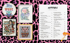 Point de croix avec chattitude