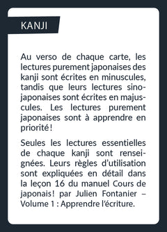 Cours de japonais !
