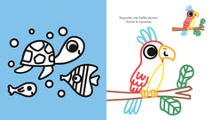 Coloriages à bords pailletés  - Noé le poney