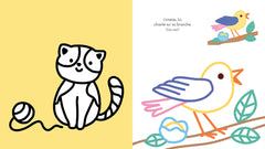 Coloriages à bords pailletés - Gaston le hérisson