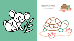 Coloriages à bords pailletés - Gaston le hérisson