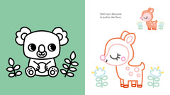 Coloriages à bords pailletés - Adrien le chien