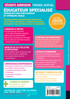 Réussite Admission - Educateur spécialisé (ES) Présélection Parcoursup & Epreuve orale - Préparation