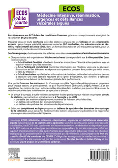 ECOS Médecine intensive, réanimation, urgences et défaillances viscérales aiguës