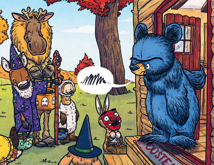 Maman Ours et la Citrouille qui fiche la trouille