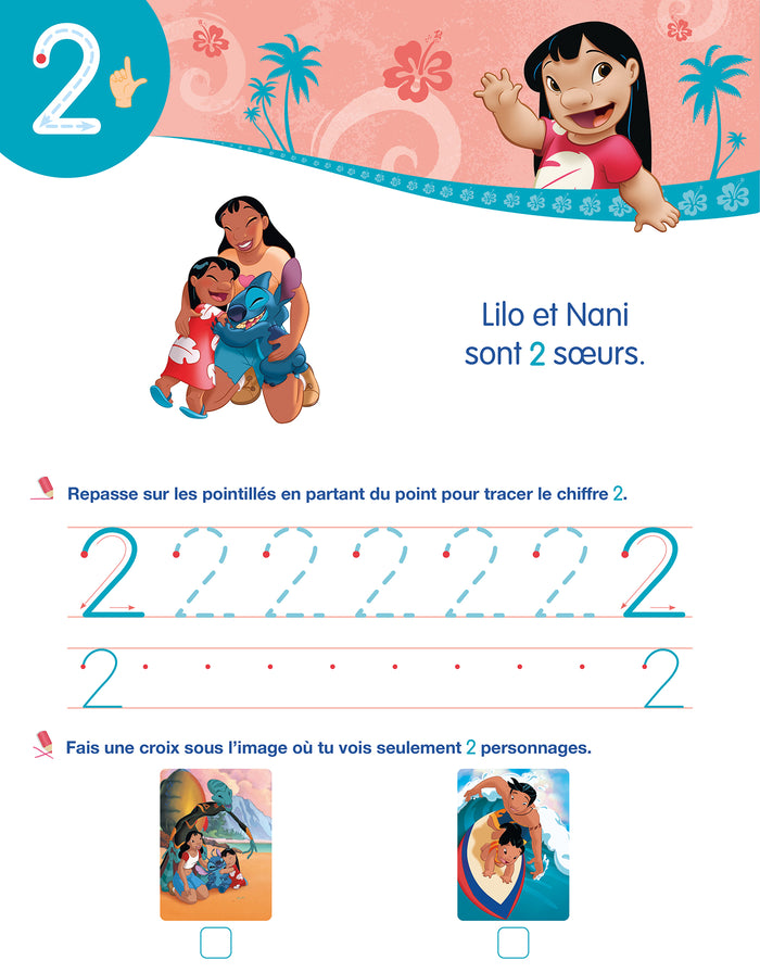 Mon cahier effaçable - J'écris les nombres