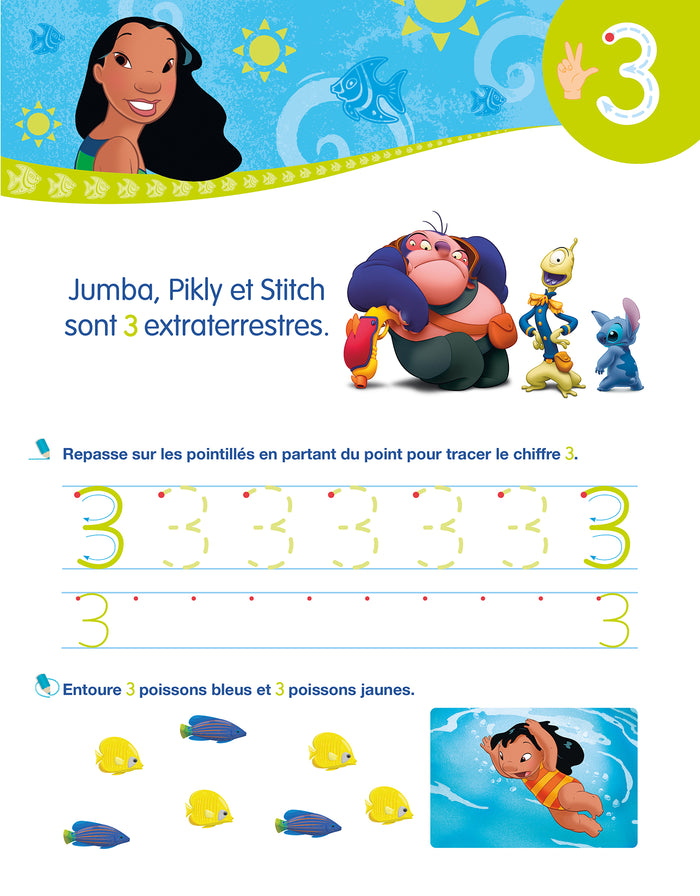 Mon cahier effaçable - J'écris les nombres