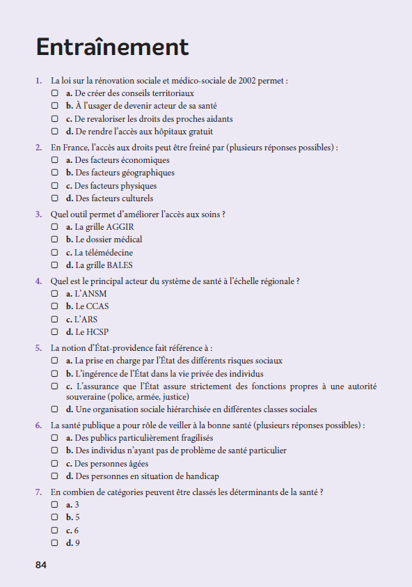 Les politiques sociales 2025-2026