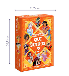 DISNEY -  "Qui suis-je ?" - Boîte de jeu de cartes - Spécial Héros et Vilains