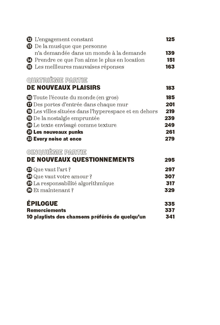 Vous n'avez pas encore entendu votre chanson préférée