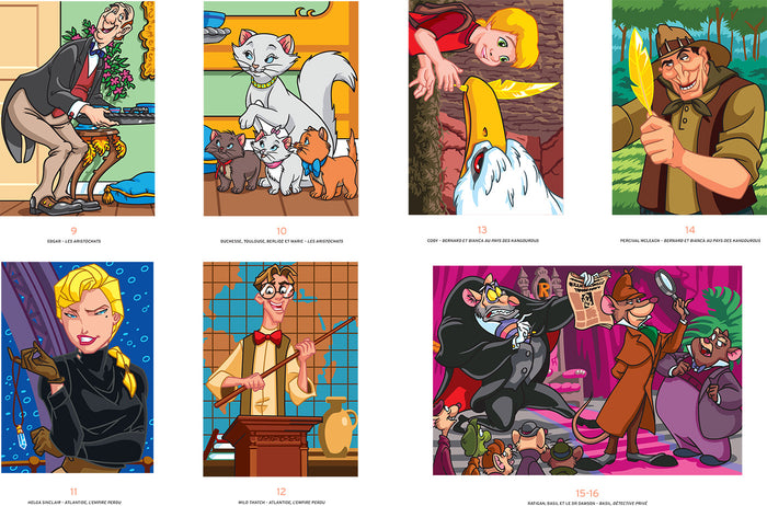 Coloriages mystères Disney - Héros & Méchants, la battle