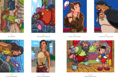 Coloriages mystères Disney - Héros & Méchants, la battle