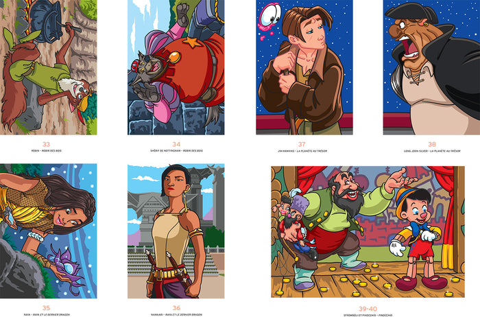 Coloriages mystères Disney - Héros & Méchants, la battle