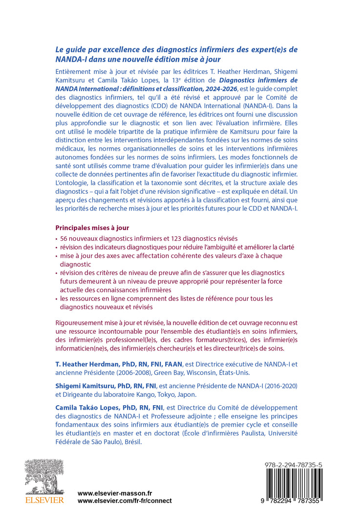 Diagnostics infirmiers 2024-2026