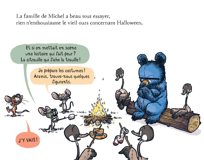 Maman Ours et la Citrouille qui fiche la trouille