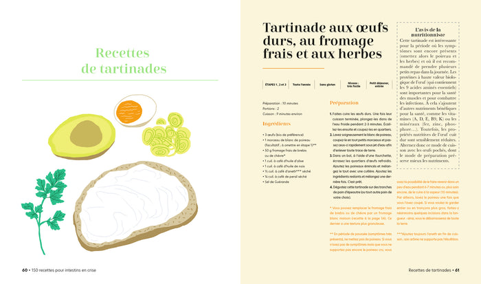 150 recettes pour intestins en crise