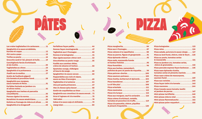 Soirée pâtes ou soirée pizza ?