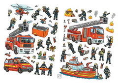 Mes premiers autocollants - Police et pompiers