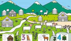 Je compte de 1 à 10 - Coloriage magique à l'eau