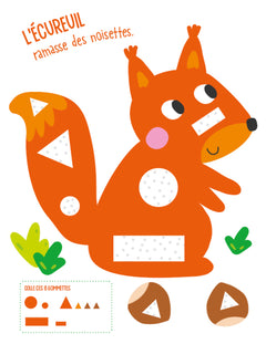 Mon cahier de gommettes - Forêt