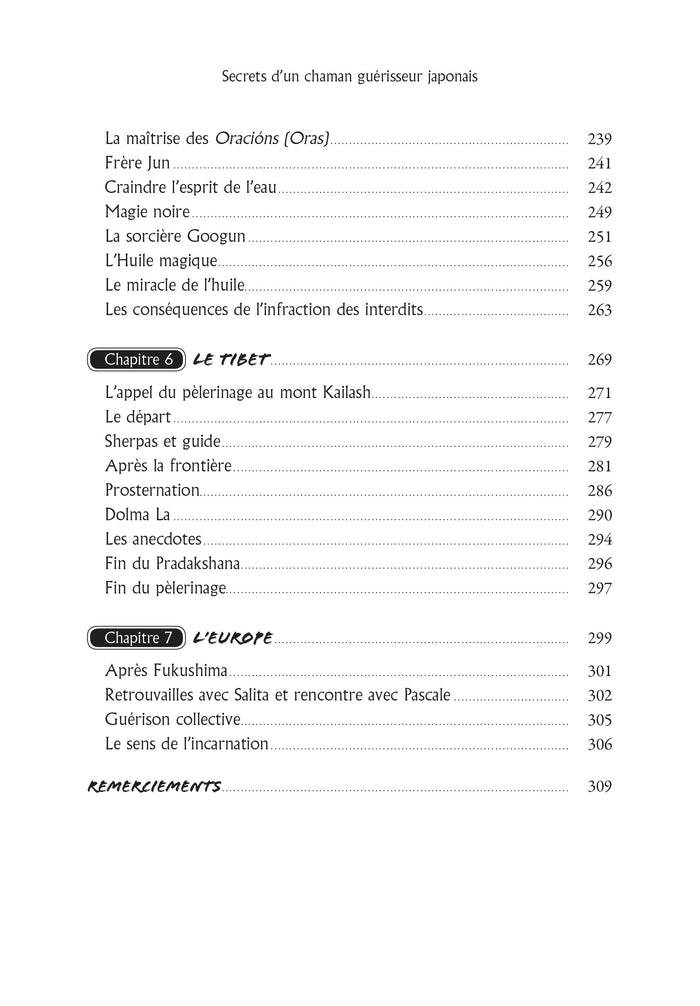 Secrets d'un chaman guérisseur japonais