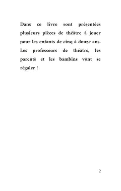 Petites pièces de théâtre pour enfants de 5 à 12 ans !