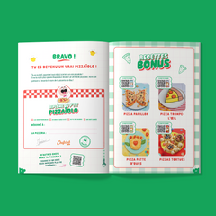 Coffret Kids : Le P'tit Pizzaïolo - Le livre, tablier et la toque - Chefclub Kids
