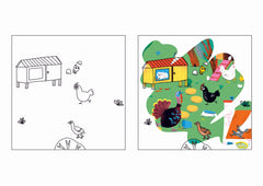 Pinceau magique - Les animaux de la ferme