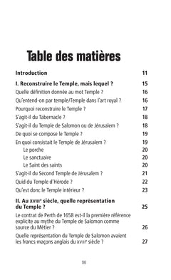 Pourquoi les francs-maçons veulent-ils reconstruire le Temple ?