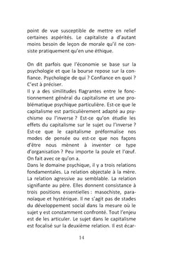 La psychanalyse du capitalisme