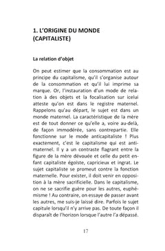 La psychanalyse du capitalisme