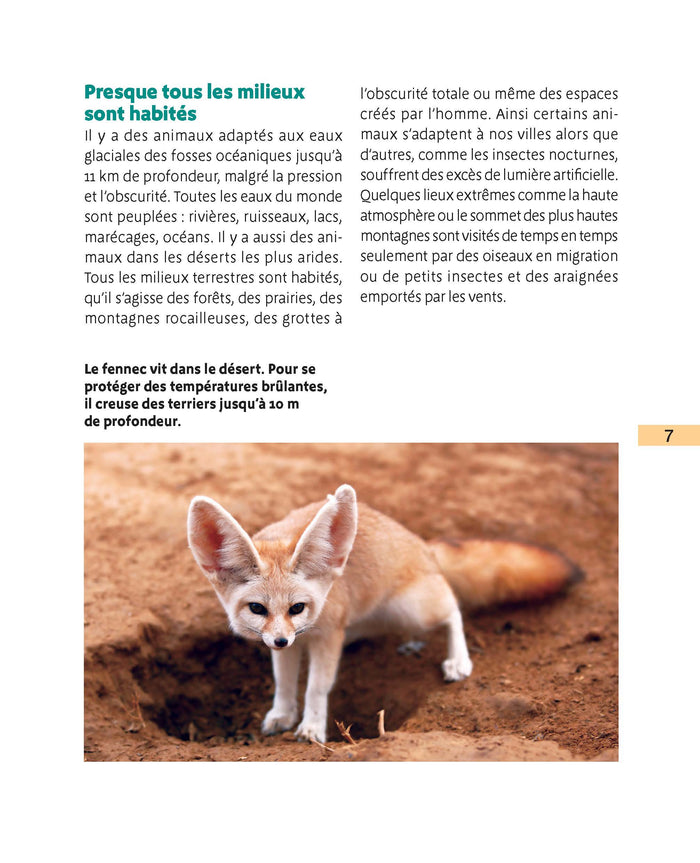 La vie animale 6-12 ans