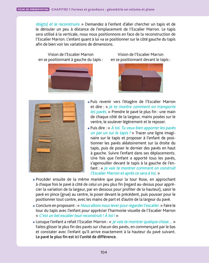 Les mathématiques en pédagogie Montessori de la PS à la GS
