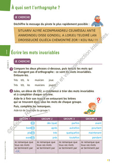 Réussir en orthographe CE2 - cahier de l'élève - programme 2025