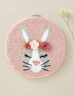 Adorables animaux en punch needle