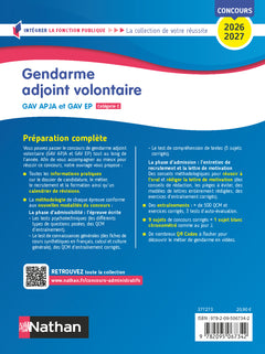 Concours Gendarme adjoint volontaire - Catégorie C 2026/2027