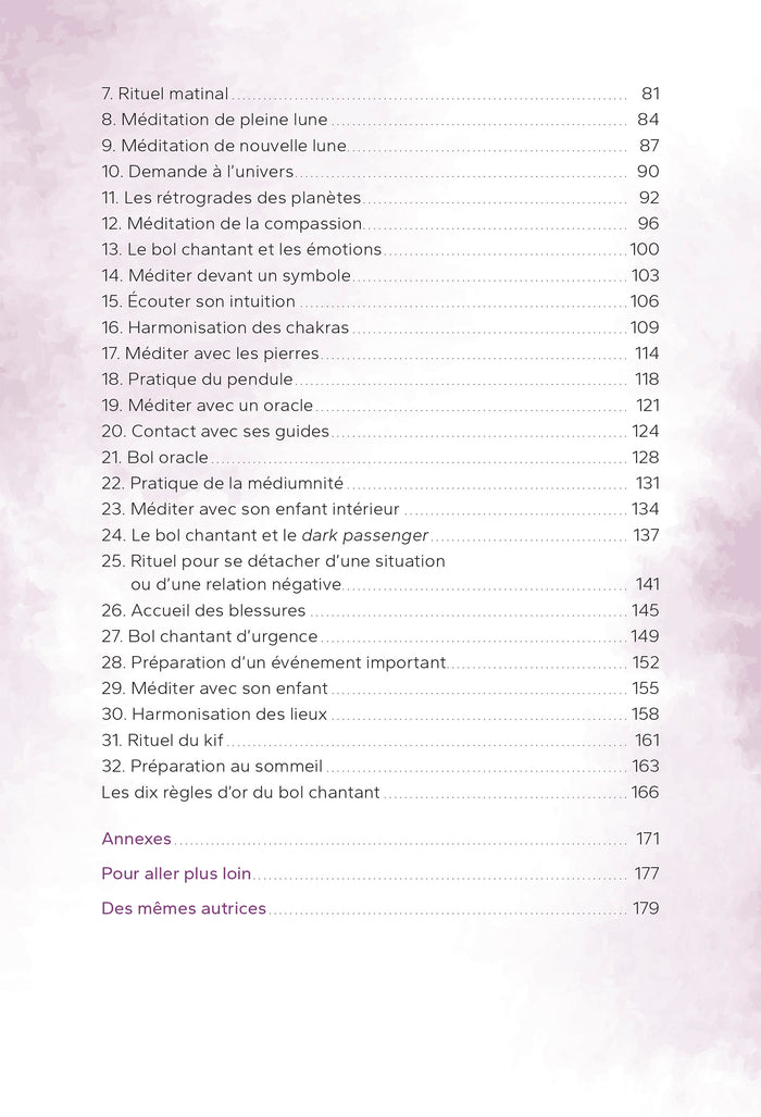 Méditer avec les bols chantants