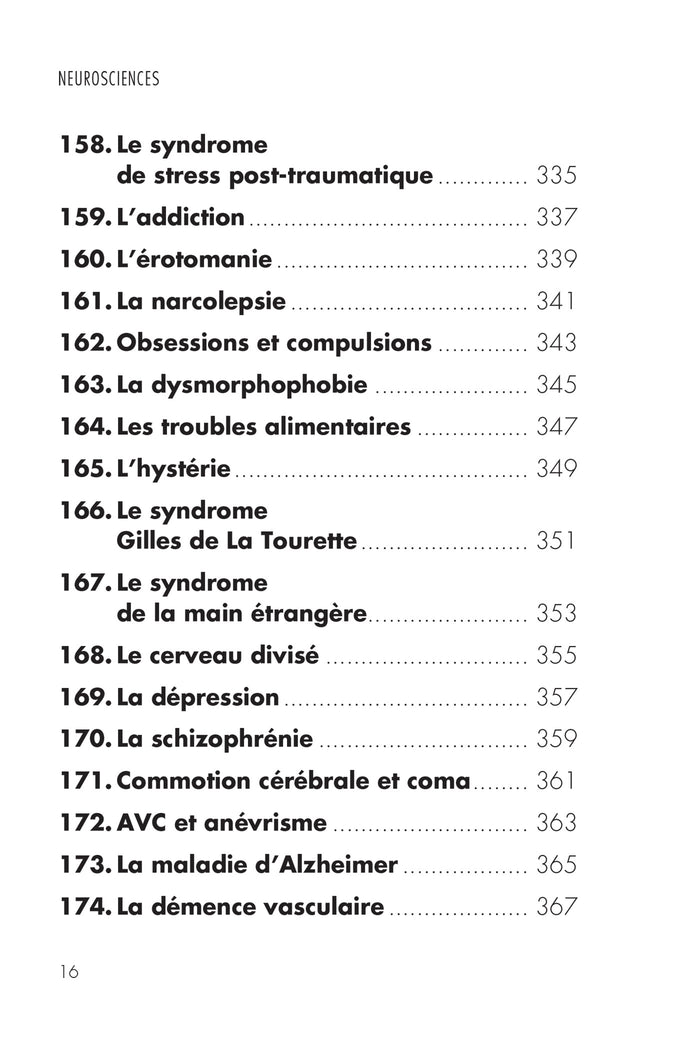 Neurosciences - cerveau, émotions, conscience, mémoire... en 200 concepts clés